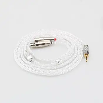 適用於 Audeze LCD-3、LCD-2、LCD-X、LCD-XC、LCD-4z、LCD-MX4 耳機的 HIFI 8 芯 99% 7n 純銀耳機線 10 最佳銷售 純銀線纜 - №6