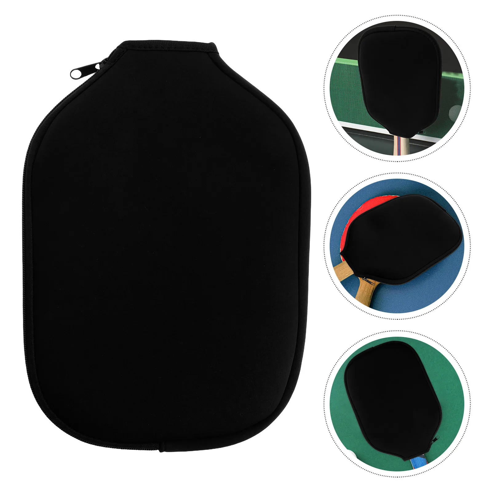 

Durable Neoprene Pickleball Paddle Cover Zipper Closure for Racket Protection Lightweight Easy to Use and Maintain