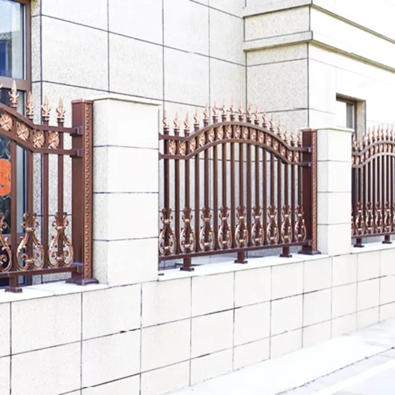 Customization China Manufacturer's Aluminium Fence System Eco-Friendly Decorative Horizontal Black Panel for Garden Pool Constru