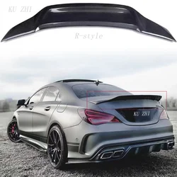 For Mercedes Benz Spoiler Cla45 W117 C117 Carbon Fiber Rear Trunk Wings Spoiler Cla 200 250 260 Renntech 2013 2014 2015