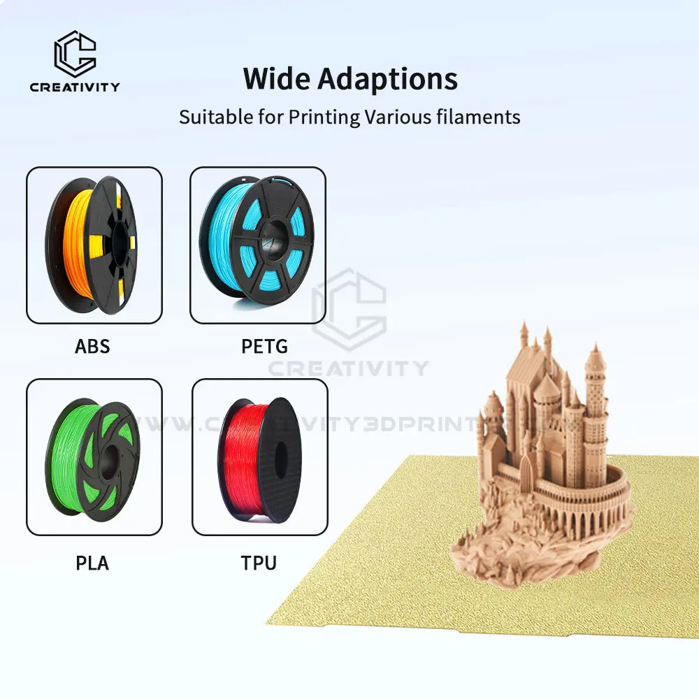 애니큐빅 코브라 3 Anycubic Kobra 3 PEI 시트 양면 256x268mm 질감 PEI 시트 Anycubic kobra 3 콤보 3D 프린터용 PEI 빌드 플레이트