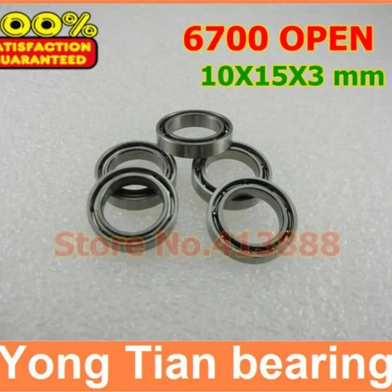 

Free Shipping NBZH bearing High Quality ABEC-3 Z2V1 6700 OPEN 10*15*3 Mm Metric Miniature Deep Groove Ball Bearing