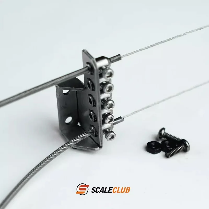 

Scaleclub Model Mud Head Trailer Climbing Off-Road Locking Bridge Line Fixed Seat Pull Cable Seat For Tamiya Lesu Rc Truck