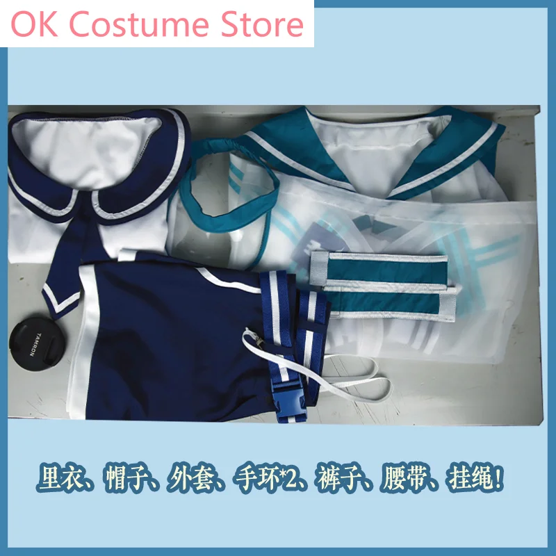Arknights Ansel Swimsuit Cosplay Costume Cos Game Anime Party Uniform Hallowen Play Role Clothes Clothing
