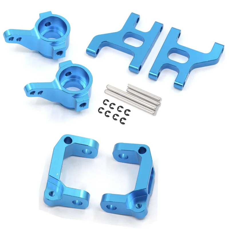 Metal Front Steering Cup C Hub Carrier Suspension Arm Set for 1/10 RC Crawler Car Tamiya CC01 CC-01 Upgrade Parts,5