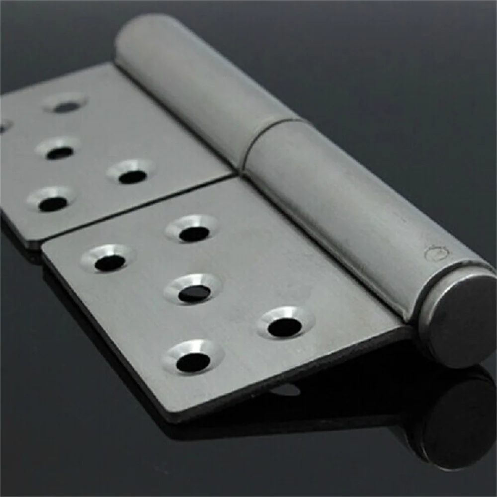 Toilet door hinges, aluminum alloy door, bathroom door hinges, folding leaf, stainless steel hinge accessories, loose-leaf, sold