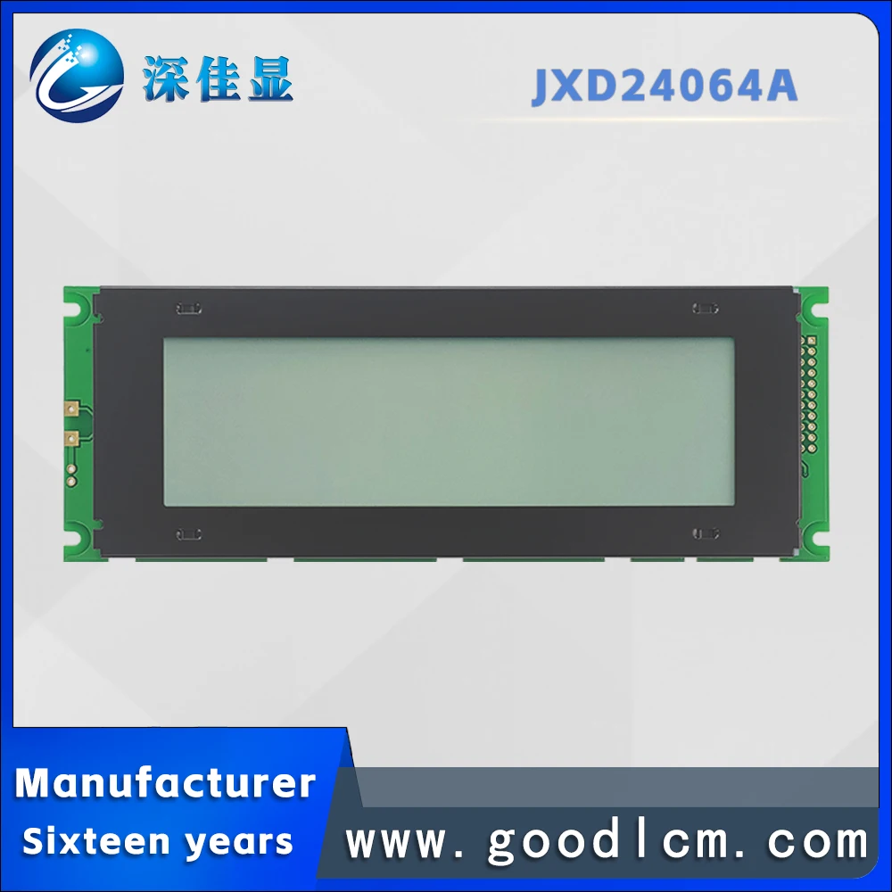 Imagem -03 - Ampla Temperatura Lcd Dot Matrix Display Tela de Porta Paralela Positiva Branca Driver T6963c Jxd24064a Fstn 240x64