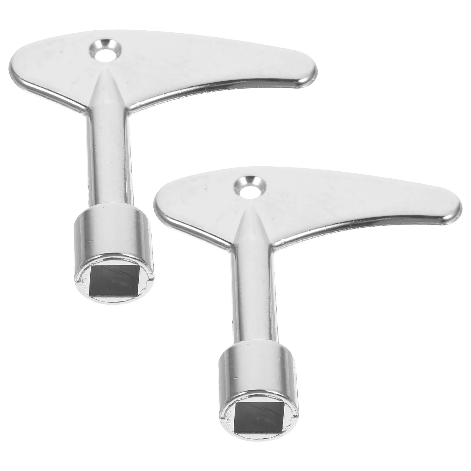 2Pcs Elevator Key Universal Utility Radiator Valve Wrench Durable Easy Use Professional Practical Elevator Key