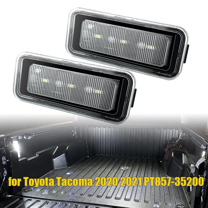

2x LED Bed Light Truck Bed Cargo Lights Kit for Toyota Tacoma 2020-2024 Car Accessories Replacement OE #PT857-35200 84267-0C020
