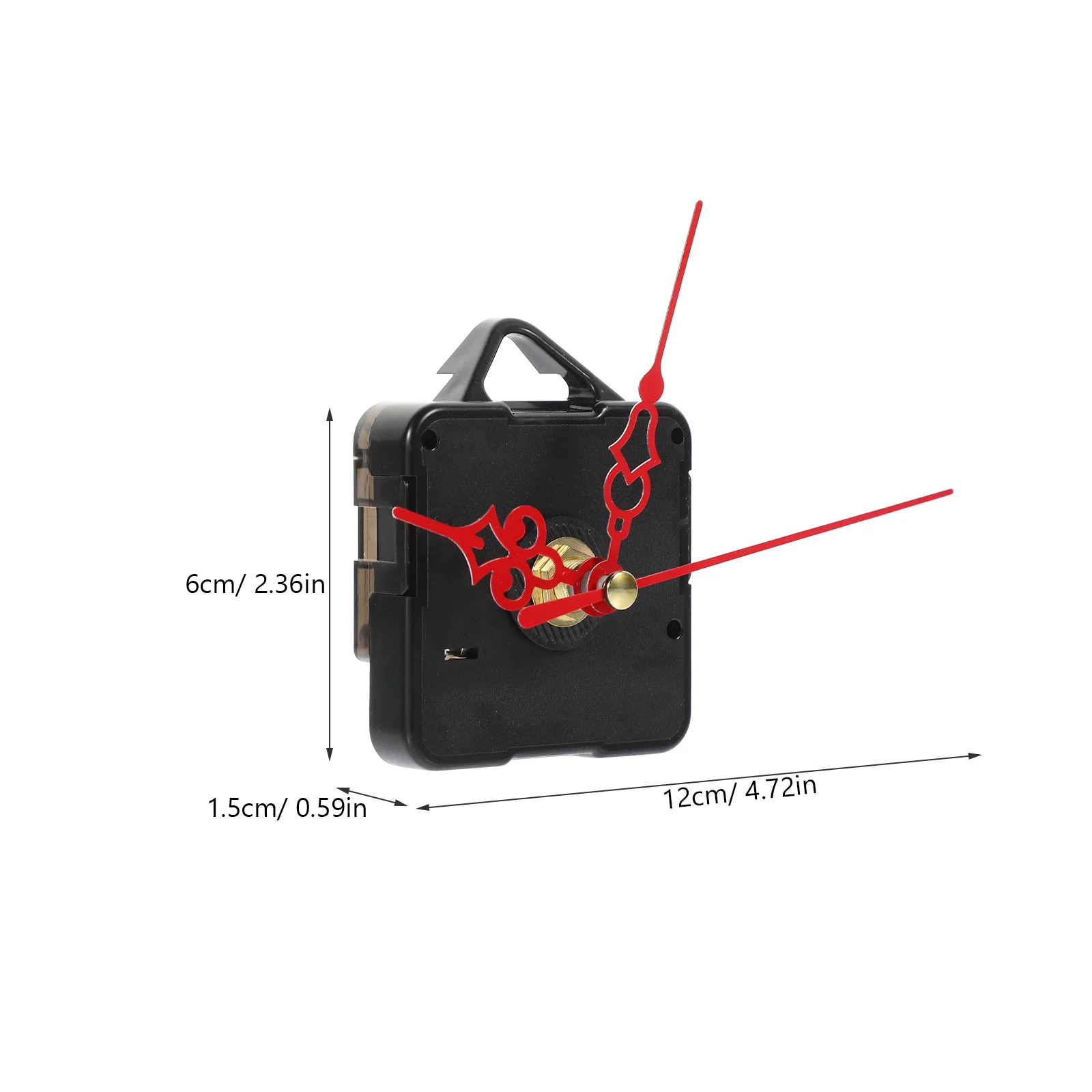 

Silent Movement Replacement Kit For Wall Desk Clock Diy Repair Black No Included Clock Movement Parts Durable