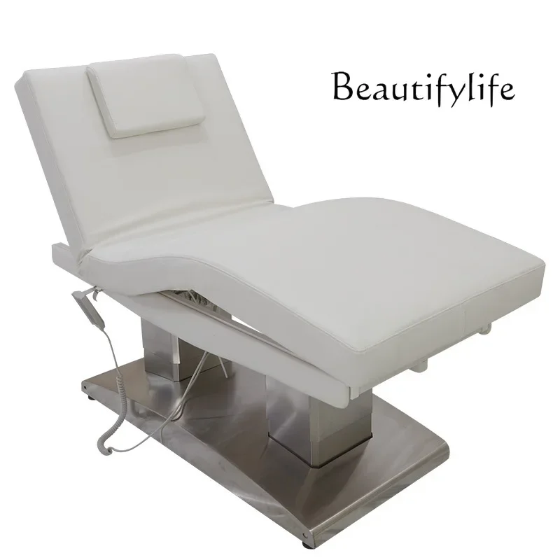 Electric Beauty Bed Beauty Salon Special Massage Tattoo Couch Folding Micro Plastic Automatic Lifting