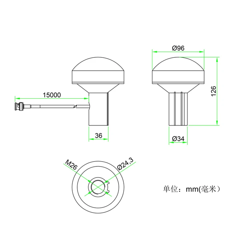 External Marine GPS Antenna Aerial for Garmin GPS GPSMAP GDU GNC MAP NavTalk Pilot StreetPilot AIS Boat Ship Yacht Navigation