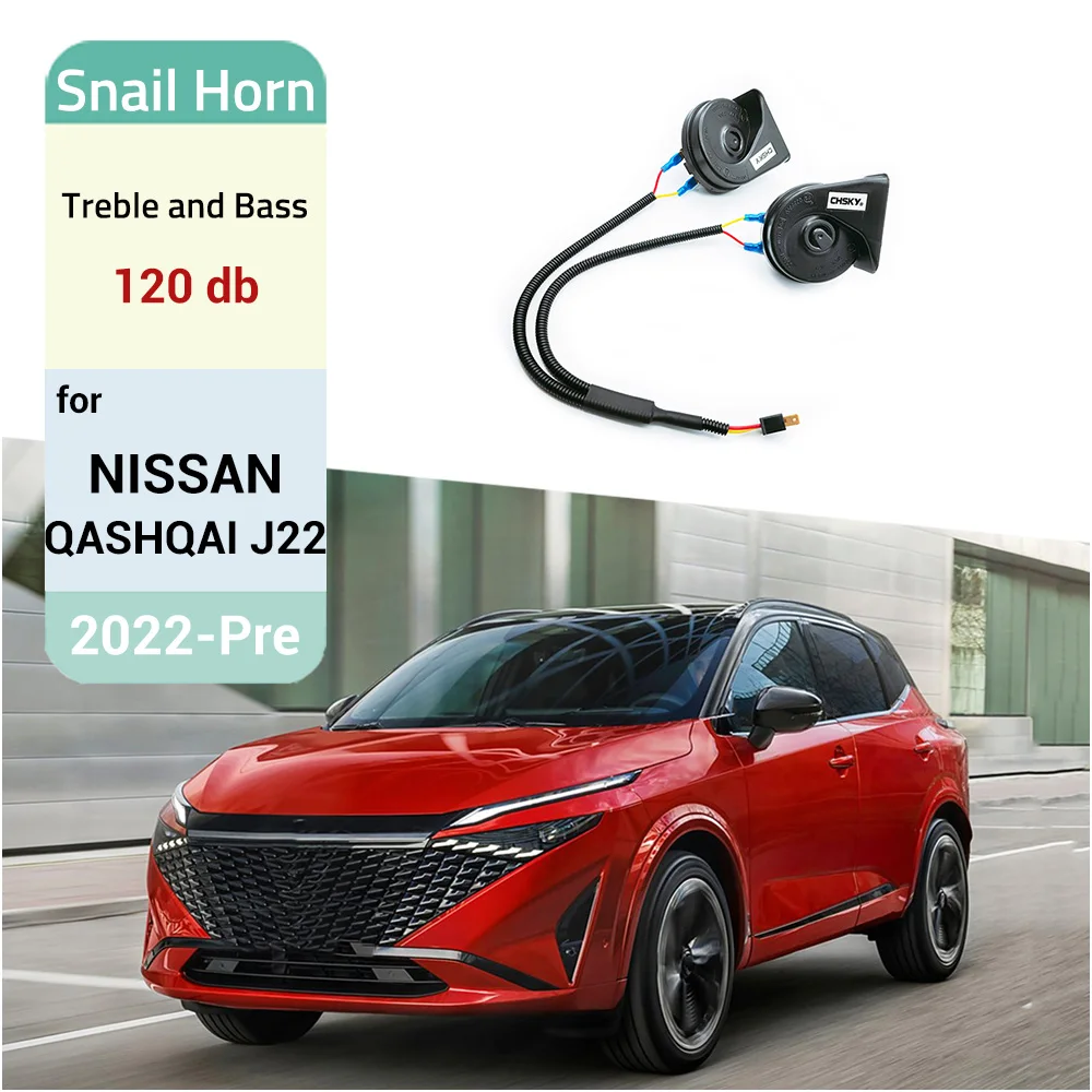 Para NISSAN Micra/marzo/Altima/Sentra/Leaf/Qsahqai/KICKS/x-trail coche tipo Caracol accesorios de bocina estilo de bocina modificada