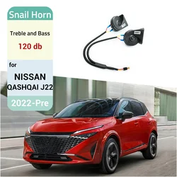 For NISSAN Micra/March/Altima/Sentra/Leaf/Qsahqai/KICKS/X-Trail Car Snail Type Horn Accessories Modified horn Styling