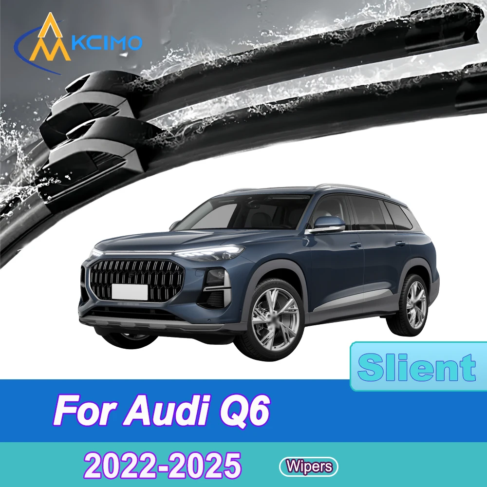 

2pcs Quiet Beam Wiper Blades for Audi Q6 2022-2025 Silent Windshield Wipers with Quick Installation