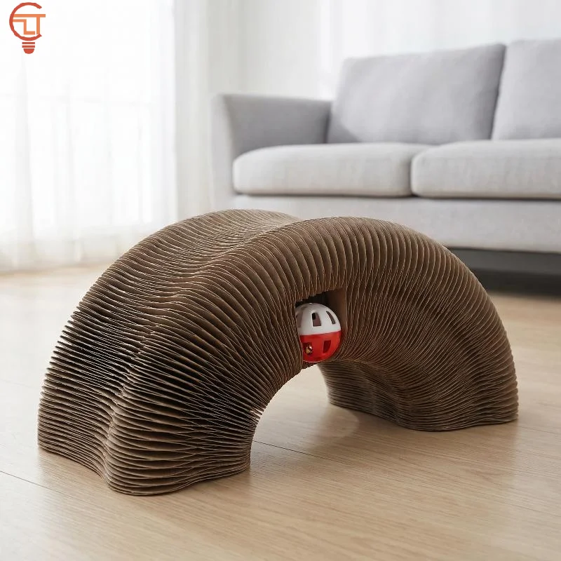 Cat Scratcher Board Foldable Recyclable Magic Organ Design C