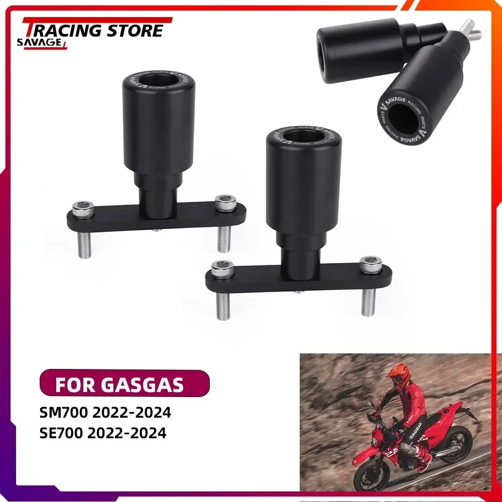 

2024 Motorycle Frame Sliders Guard Crash Protector For GasGas SM700 ES700 Falling Protection Engine Anti Crash Pad SM ES 700