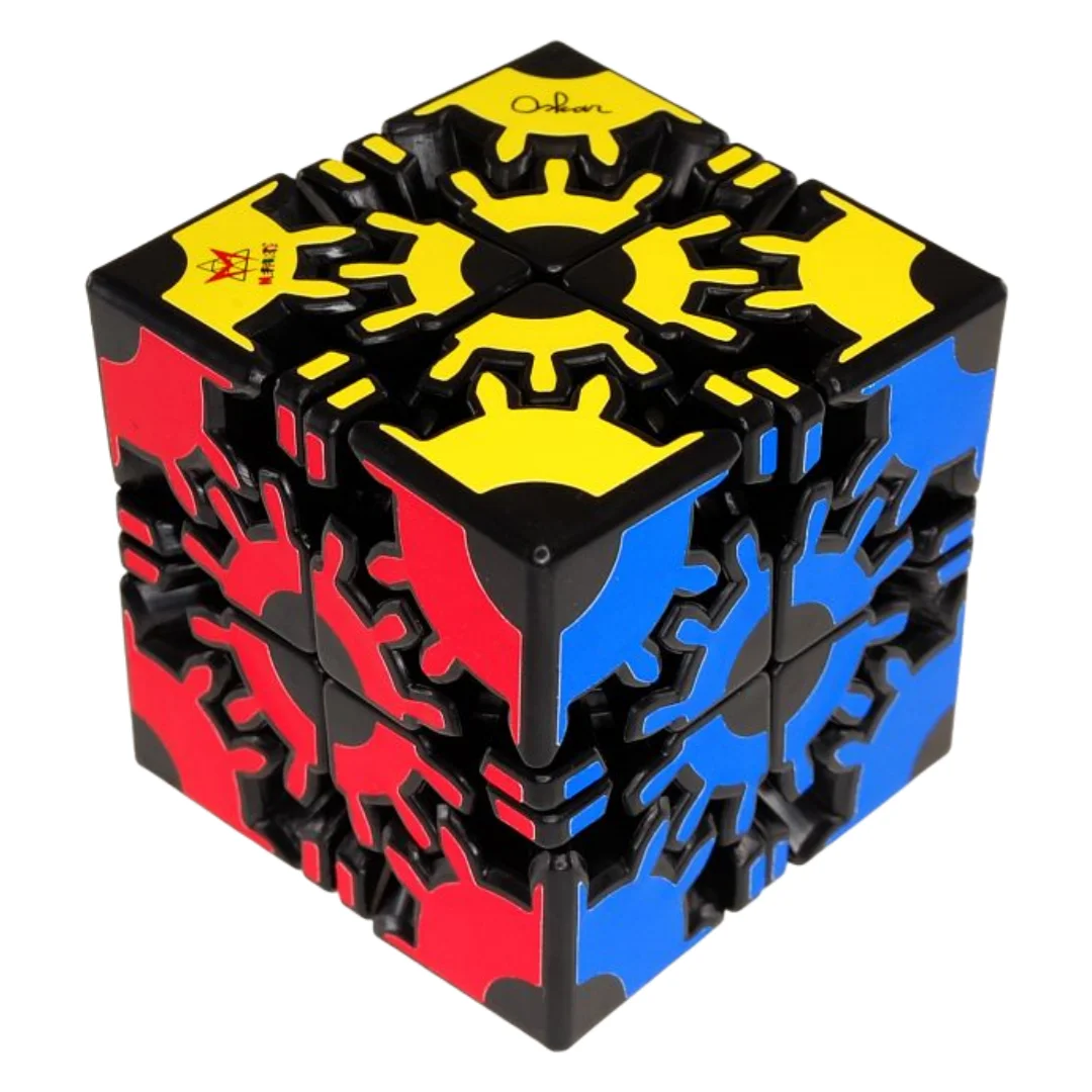 Meffert's David Gear Cubo magico Cubo di velocità Puzzle a forma strana Cubo senza adesivi Puzzle Giocattoli
