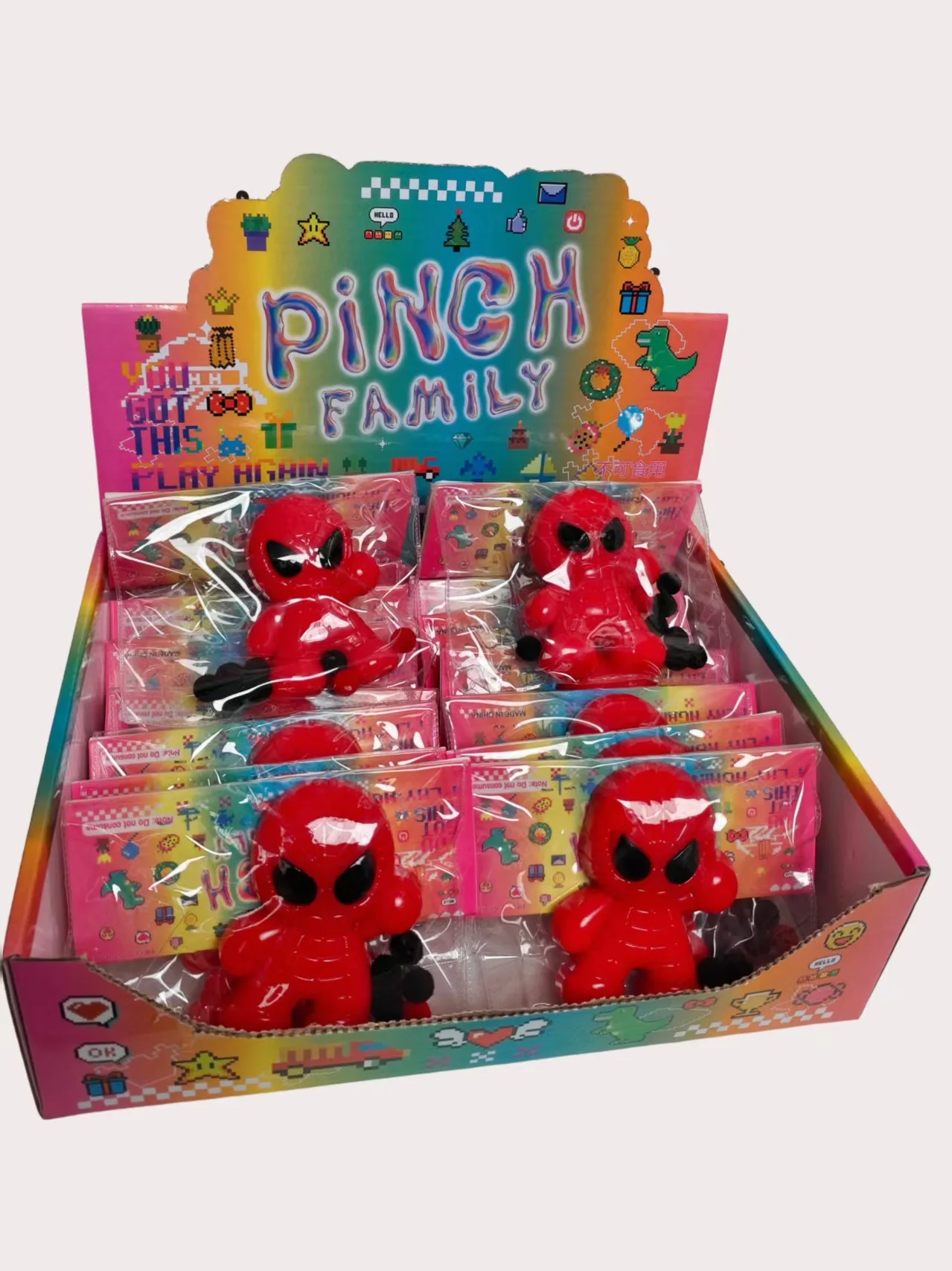 New Spider-Man squeeze toy with soft and slow rebounding feature for stress relief and venting. Wholesale