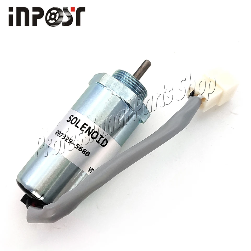 12V 897329-5680 MV1-81 Fuel Shut off Solenoid For Hitachi EX50U