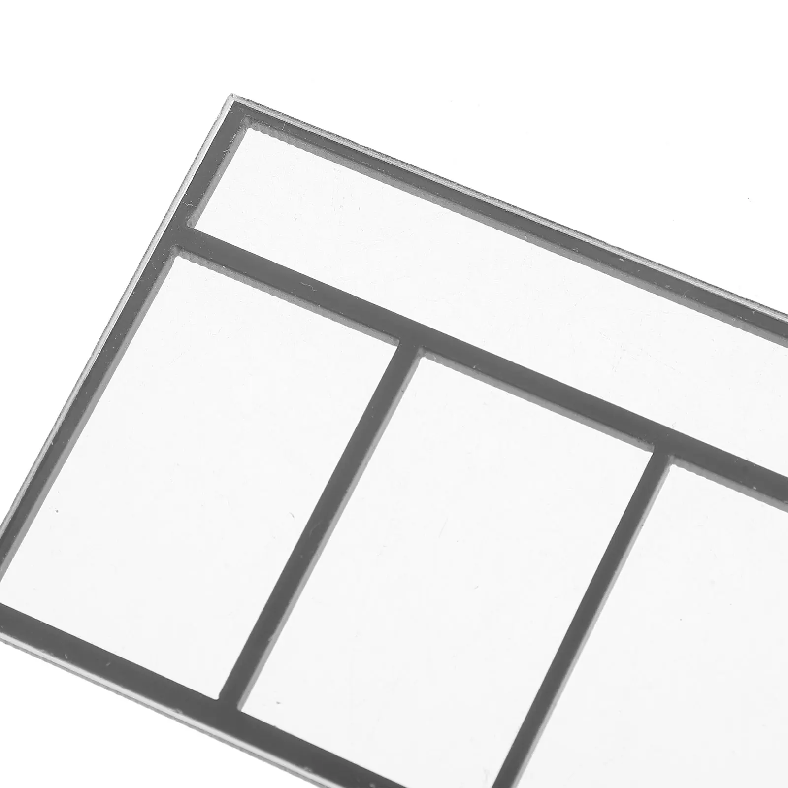 2 قطعة نوافذ منزلية صغيرة تصميم بسيط لمسة نهائية تشبه الخشب لنماذج معمارية مصغرة لتقوم بها بنفسك مجموعات صياغة مشهد الغرفة #6