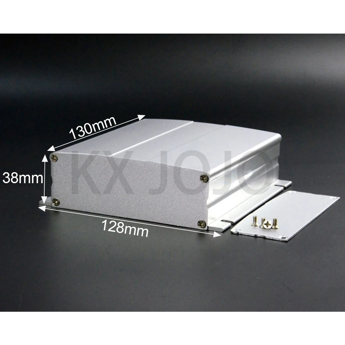 

Aluminum Enclosure 128*38*130mm Integrated Case Silver Waterproof Box Profile Electronic Components Shell