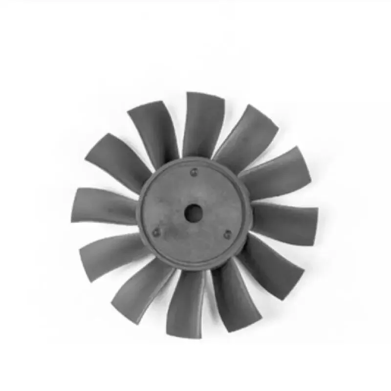 1pcs Freewing 80mm EDF Spare Parts--- 12 Blades 80 Plastic Propeller V2 for In Runner E72314 V2 Duct Fan Repair RC Plane