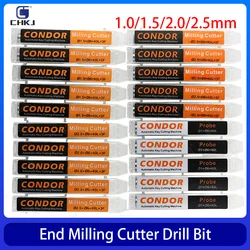 CHKJ 1.0/1.5/2.0/2.5mm Milling Cutter Probe for Xhorse CONDOR XC MINI Plus XC-007 Dolphin XP-005 XP-007 Key Cutting Machine