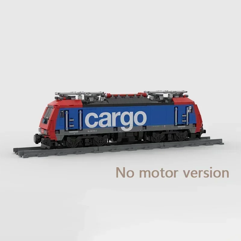 Trains City Car Model MOC Building Bricks Railway Freight Locomotive Modular Technology Gift Holiday Assemble Children Toys Suit