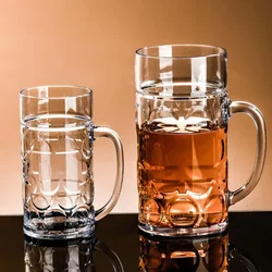 1PC 500ml/1000ml Creative Transparent Plastic Water Cup Large Capacity Anti-fall Beer Cup Home Office Bar Tea Juice Coffee Mugs