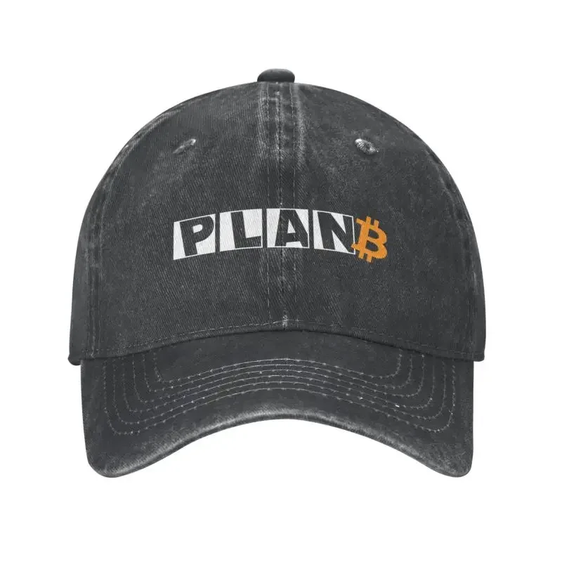 Custom Cotton Plan B Time For Bitcoin Baseball Cap Men Women Adjustable BTC Crypto Coins Dad Hat Sports