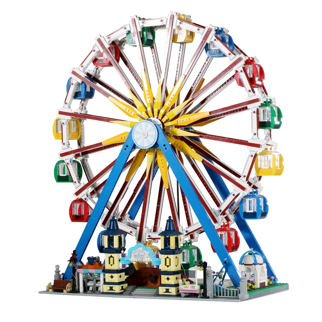 Jinlan Ferris Wheel Building Blocks Birthday Gift for Men and Women Set Toys