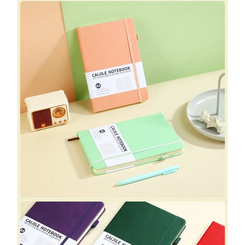 Disney Mickey Student Notebook Anime Character Customization Color Hard Shell Business Office Notebook A5 Horizontal Notebook