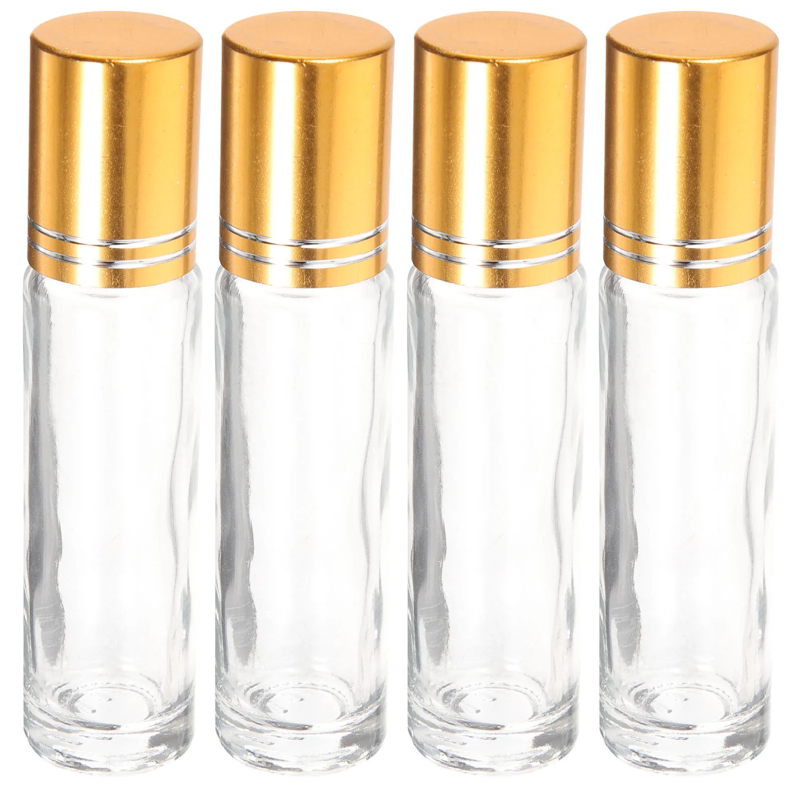 

4Pcs Essential Oil Aromatherapy Roller Bottles Glass Container Leakproof Portable Small Dispenser for Travel Daily Care