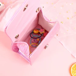 Lovely Princess Mini Bags Messenger Bag Handbag Fashion Children's Bag Gift Shoulder Packet Baby Coin Purse Candy Girls Pearl