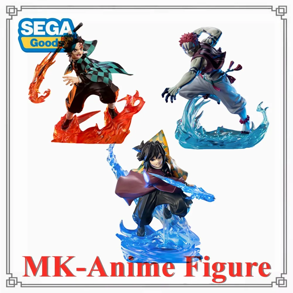 Оригинальные фигурки SEGA Demon Slayer Xross Link: Аказа, Камадо Танджиро, Томиока Гию — аниме-фигурки, модели, игрушки из ПВХ