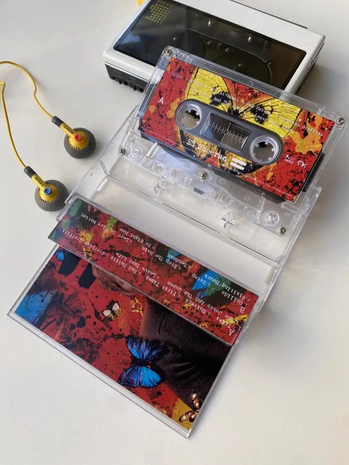 CD Sheeran-Retro Music Fita magnética, Álbum Bad Habits Cassetes, Cosplay Soundtracks, Box Recorder, Walkman, Carro, Festa