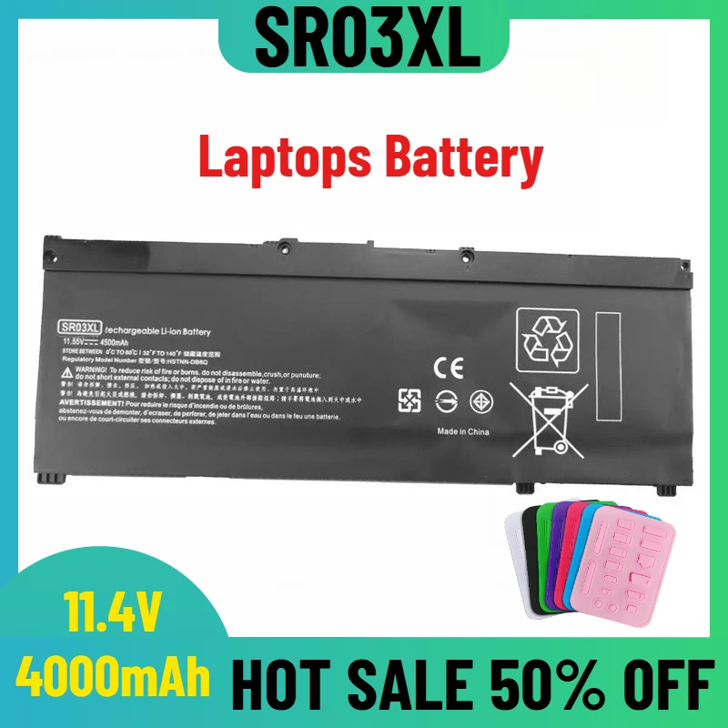 

11.4V 4000mAh for Shadow/Phantom Elf 4 SR03XL TPN-Q211 Q193 C133 Laptops Battery