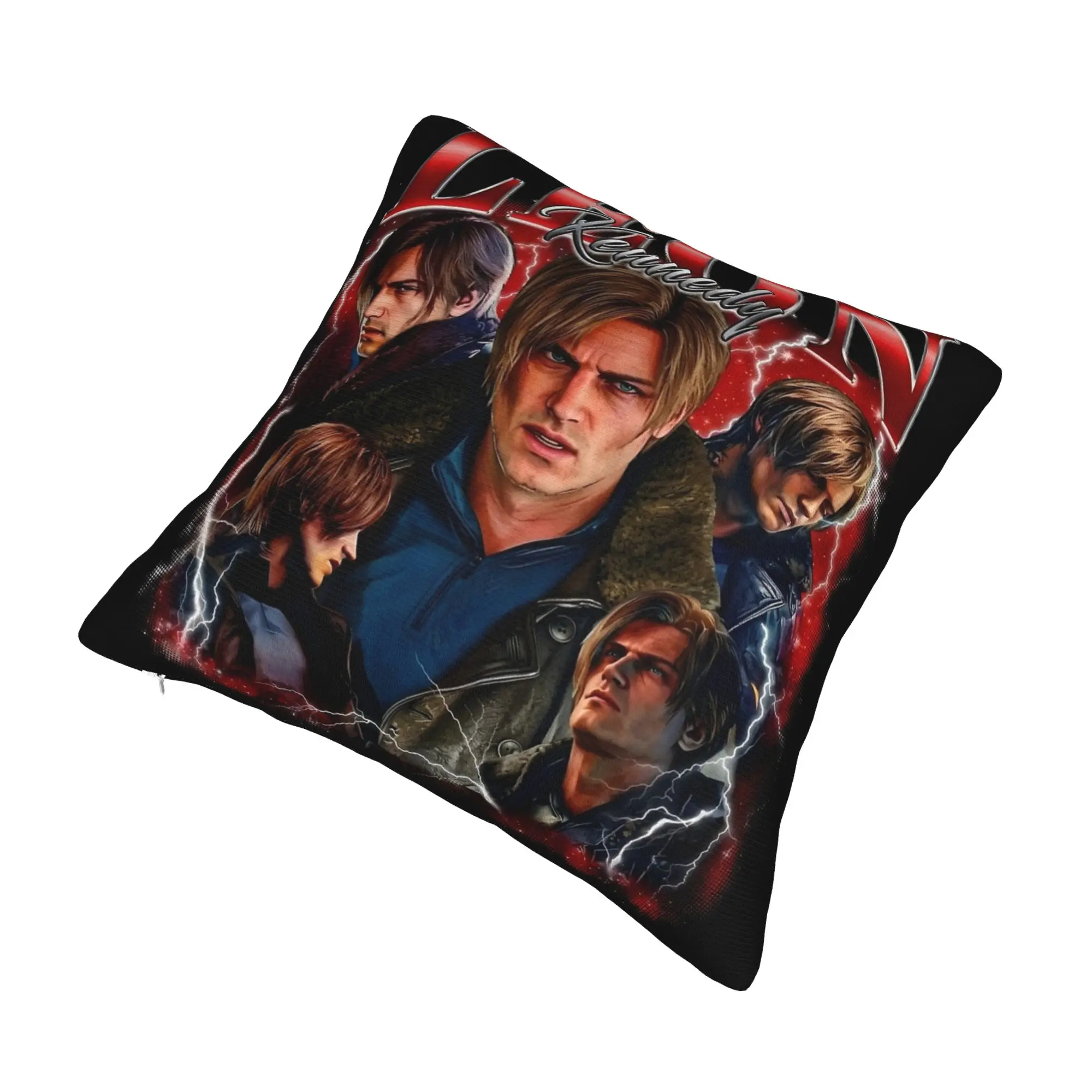 Leon S. Kennedy Bootleg Pillowcase Printed Fabric Cushion Cover Gift  Pillow Case Cover Home Drop Shipping 40X40cm