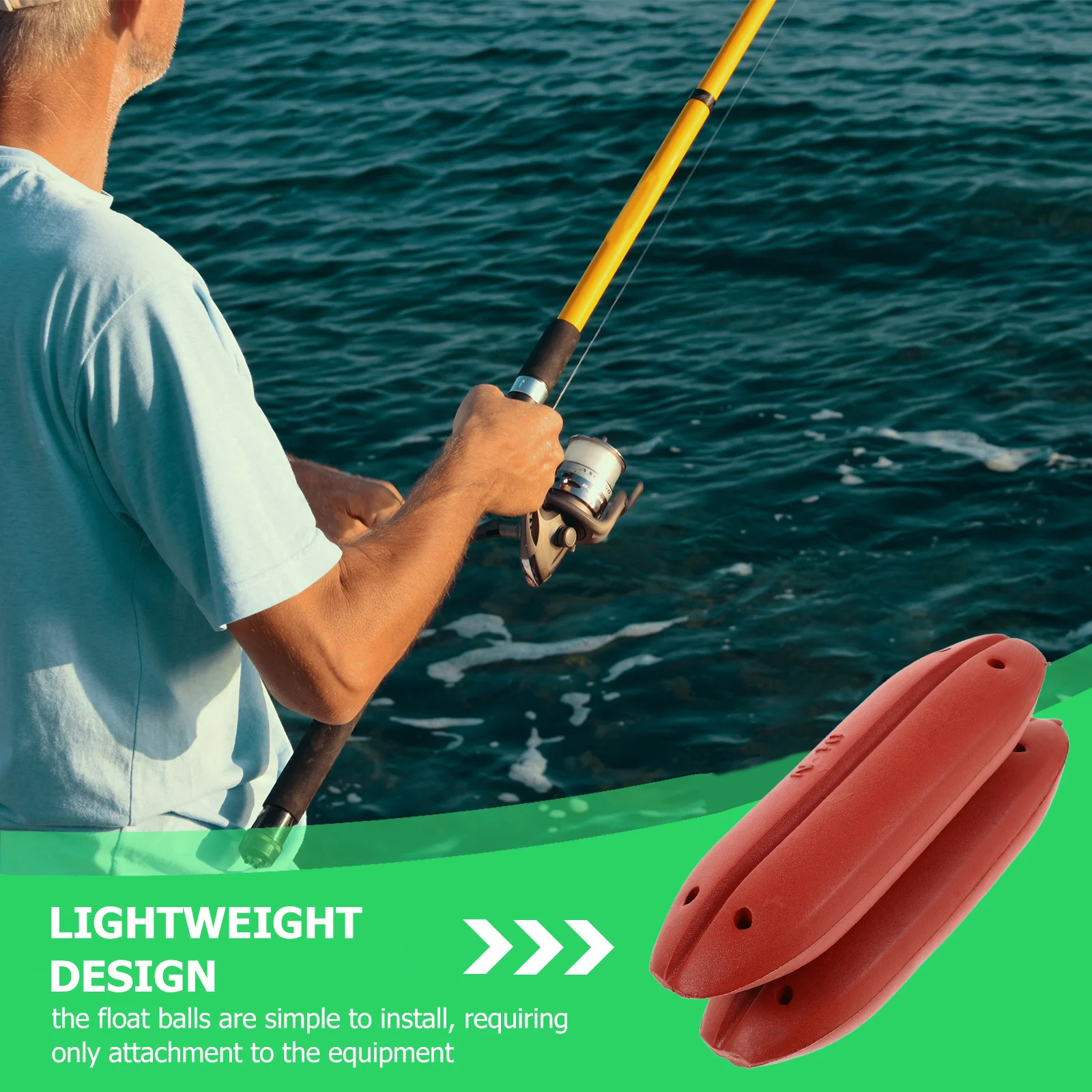 

2pcs High Buoyancy Fishing Float Balls for Stable Support Netting Aquaculture Equipment Accessories Turtle Marker Boat