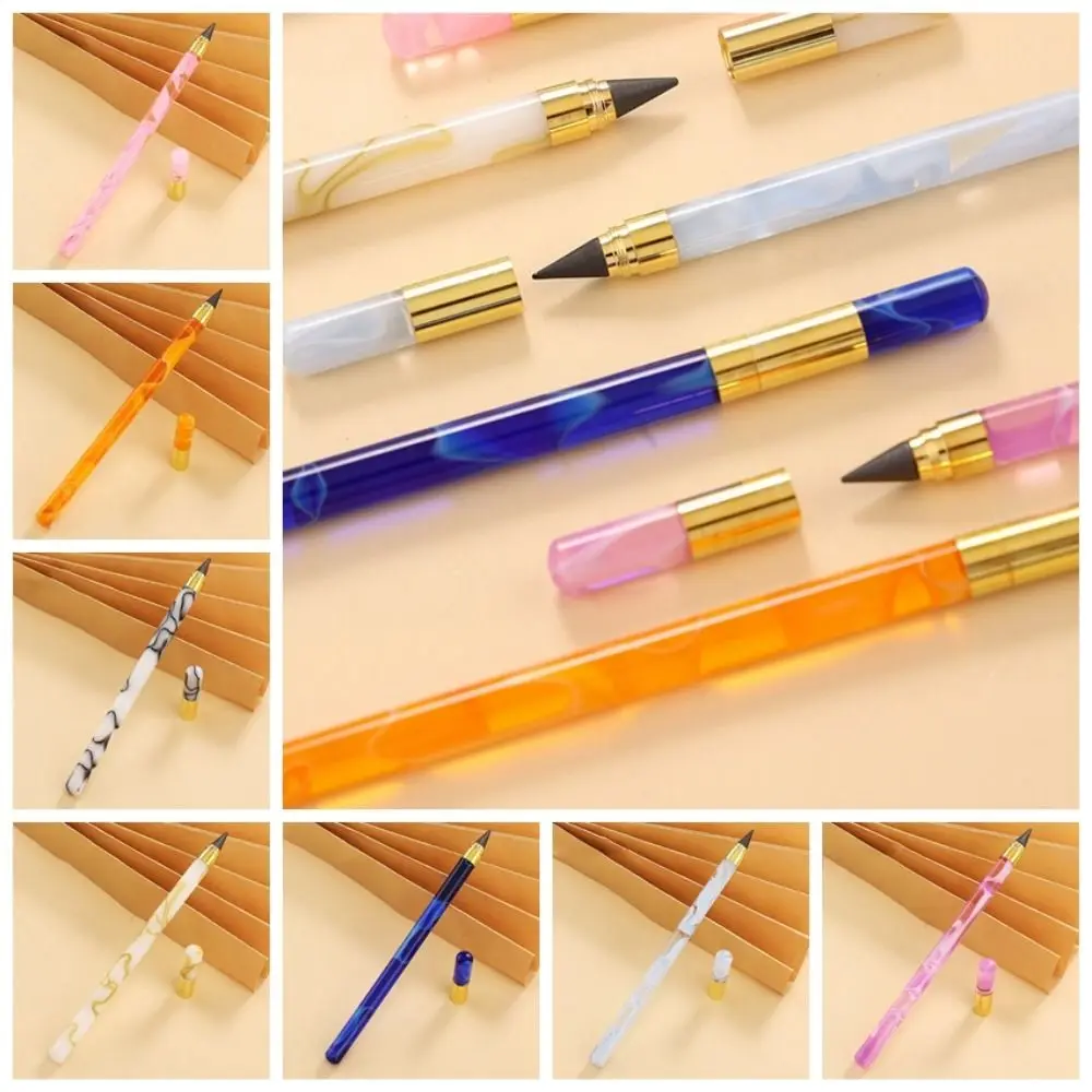 Technology Unlimited Writing Pencil No Ink HB 0.5mm Eternal Pen Sketch Pencil Acrylic Mechanical Pencil Children