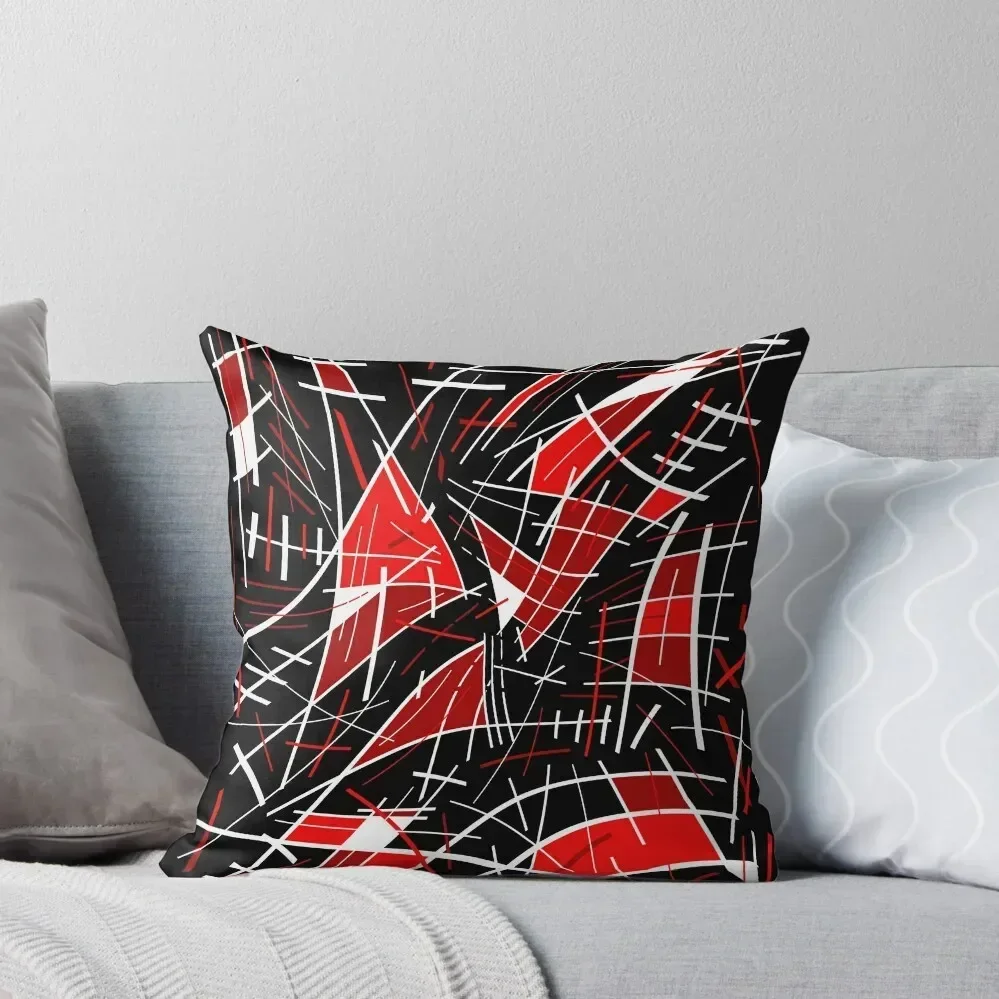 

Red and black abstraction Throw Pillow Christmas Pillowcase sleeping pillows covers for pillows pillow