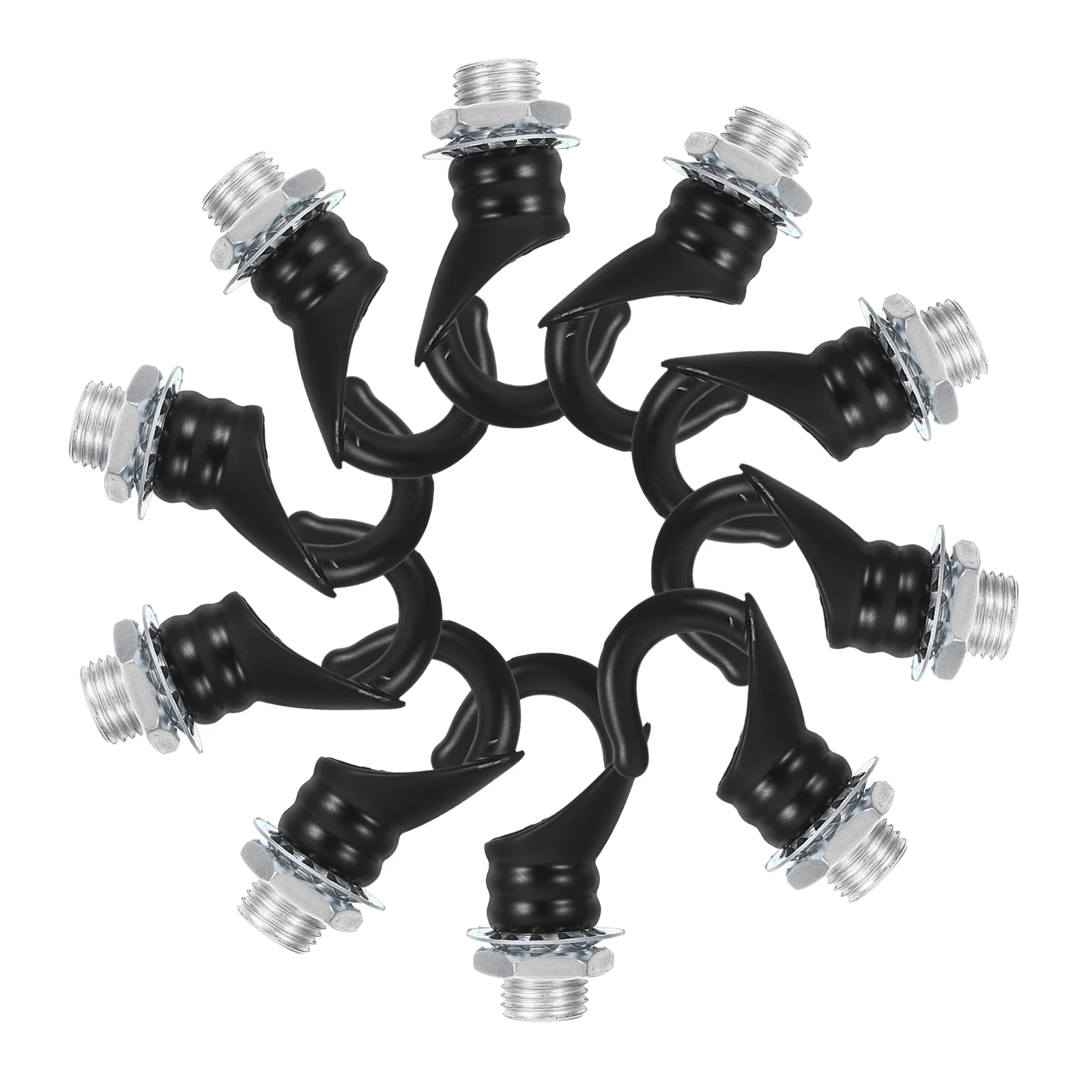 

10Pcs Heavy Duty Ceiling Hooks Closed Design for Pendant Lamps Hanging Light Fixtures Bars Dining Room Support Hardware