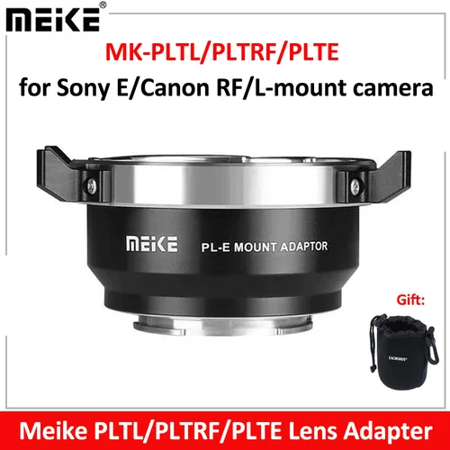 Ri Lマウントカメラ、pltl、pltrf、plte、PL-E、PL-RF、PL-L、Sony-e、canon-rf、leica、Panasonic-l用のmeike-レンズアダプターリング