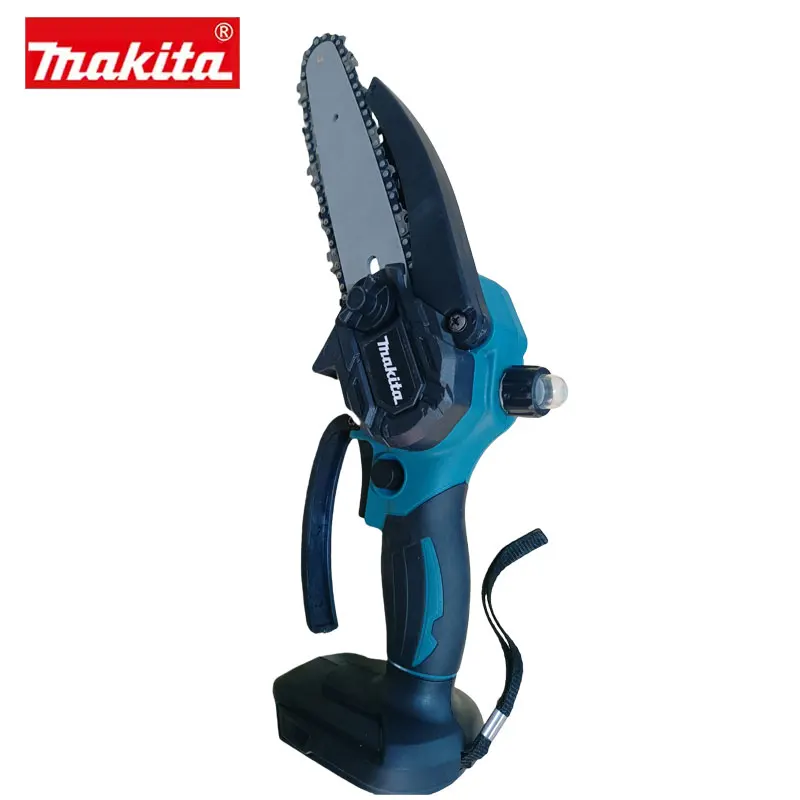 

Makita Cordless 6 Inch Chain Saw 18V Lithium Charged Handheld Trimming Saw 6 Inch Electric Wood Chain Saw Makita DIY Tool