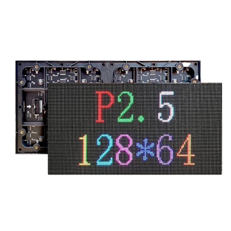 P2.5 Indoor LED Video Wall 320x160mm Full Color LED Display Module 1/32 Scan SMD2121 3in1 RGB LED Advertising Screen
