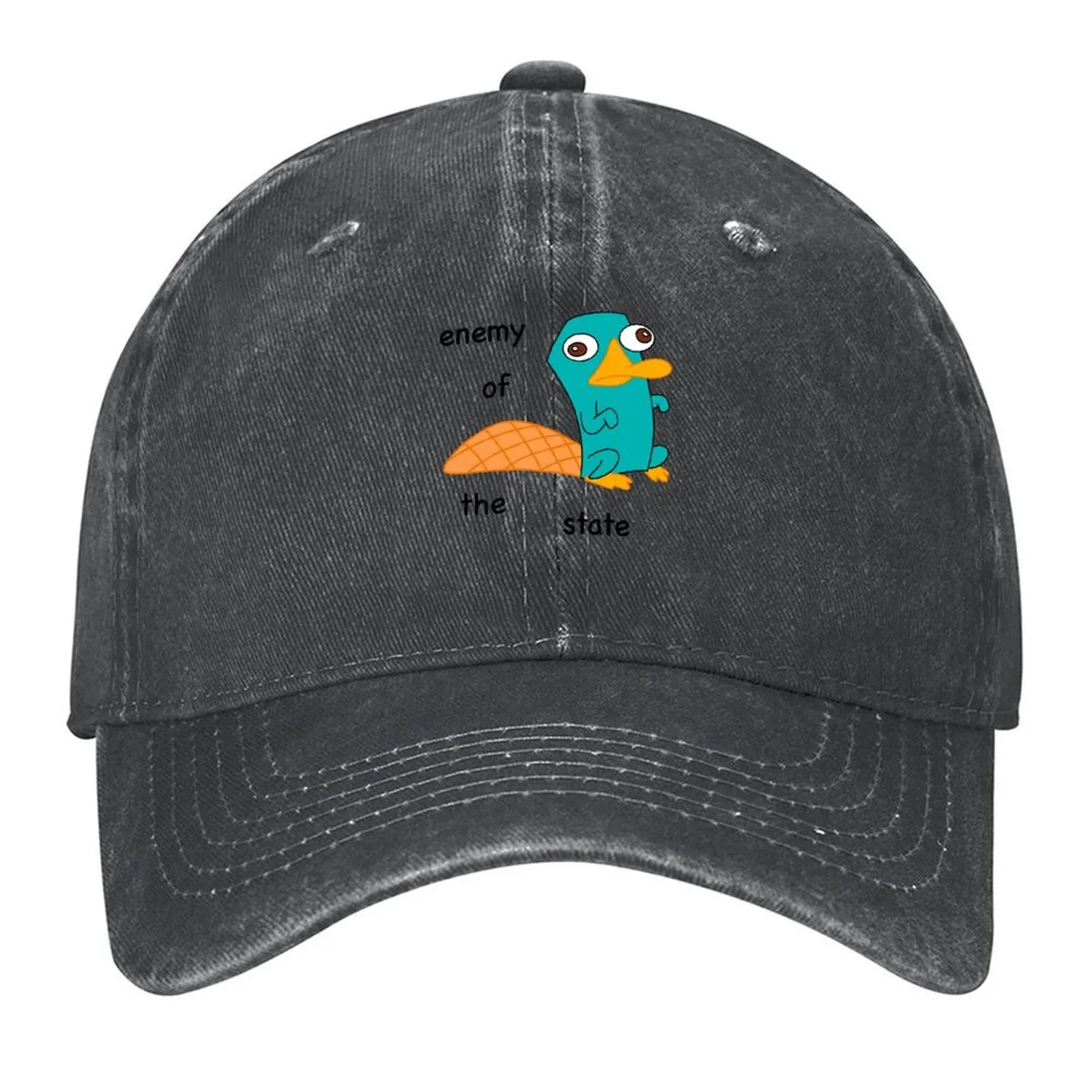 

Perry the Platypus Enemy of the State Baseball Cap Rave summer hat Horse Hat New Hat Male Women's