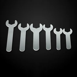 1PC Single Head Open End Wrench 4-30mm Opening Single-end Ultra-thin Small Wrench For Supporting Bathroom