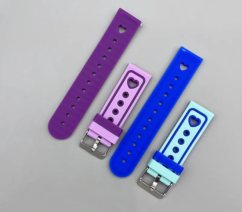 20mm Kinder Smart Sport Uhr Band Silikon Armband Einstellbare Armbanduhr Ersatz Strap Wasserdichte Kinder Uhrenarmbänder – Detail 6