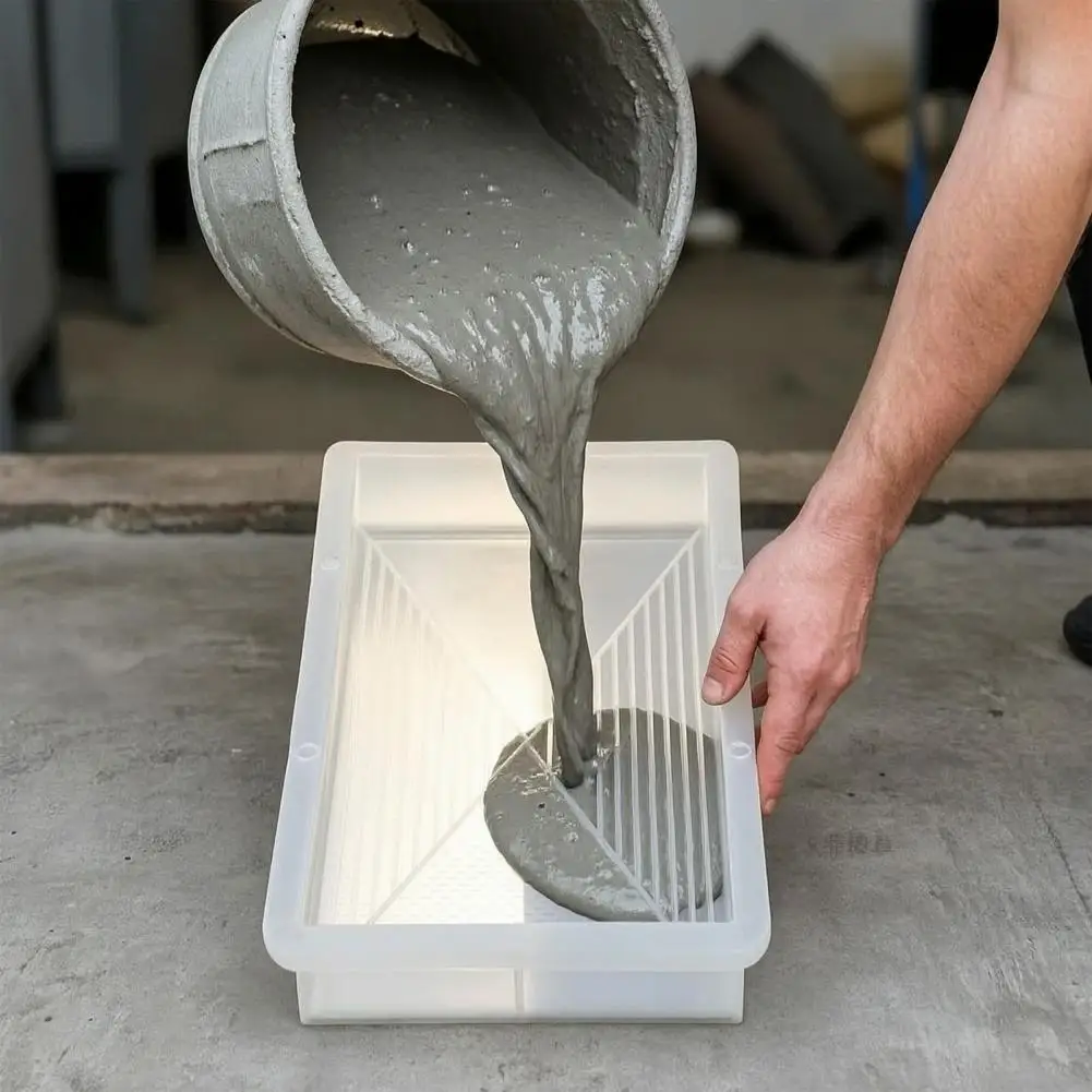 Garden Stepping Stone Mold, Reusable Concrete Paver Mold, DIY Cement Path Mould for Backyard Patio Walkway Landscaping